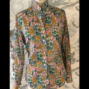 Liberty of London/J.Crew cotton poplin blouse